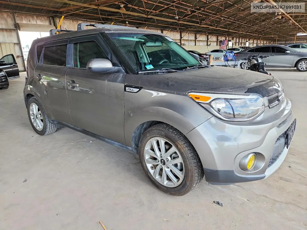 2019 Kia Soul + VIN: KNDJP3A53K7691031 Lot: 61891516