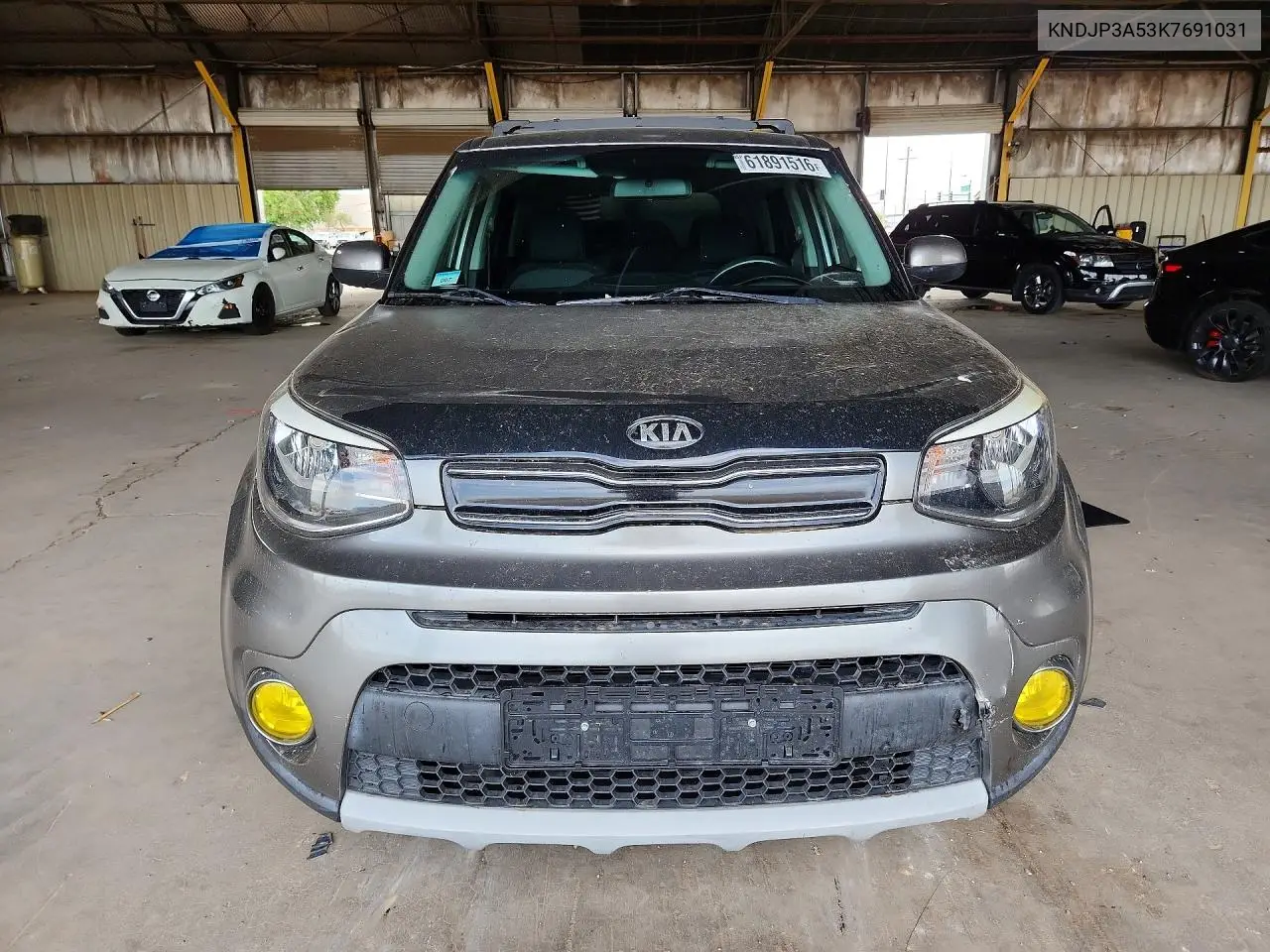 2019 Kia Soul + VIN: KNDJP3A53K7691031 Lot: 61891516