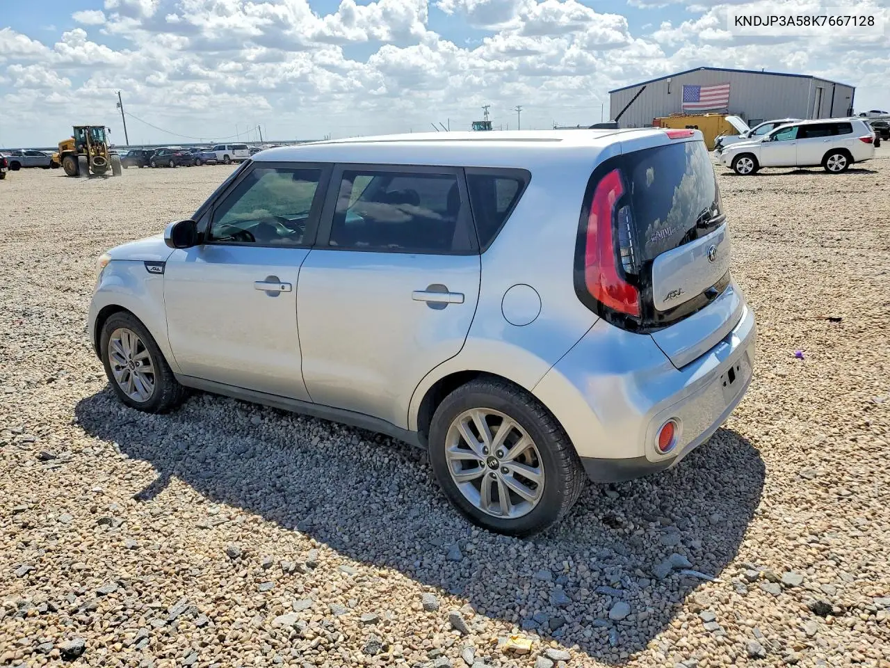 2019 Kia Soul + VIN: KNDJP3A58K7667128 Lot: 61893846