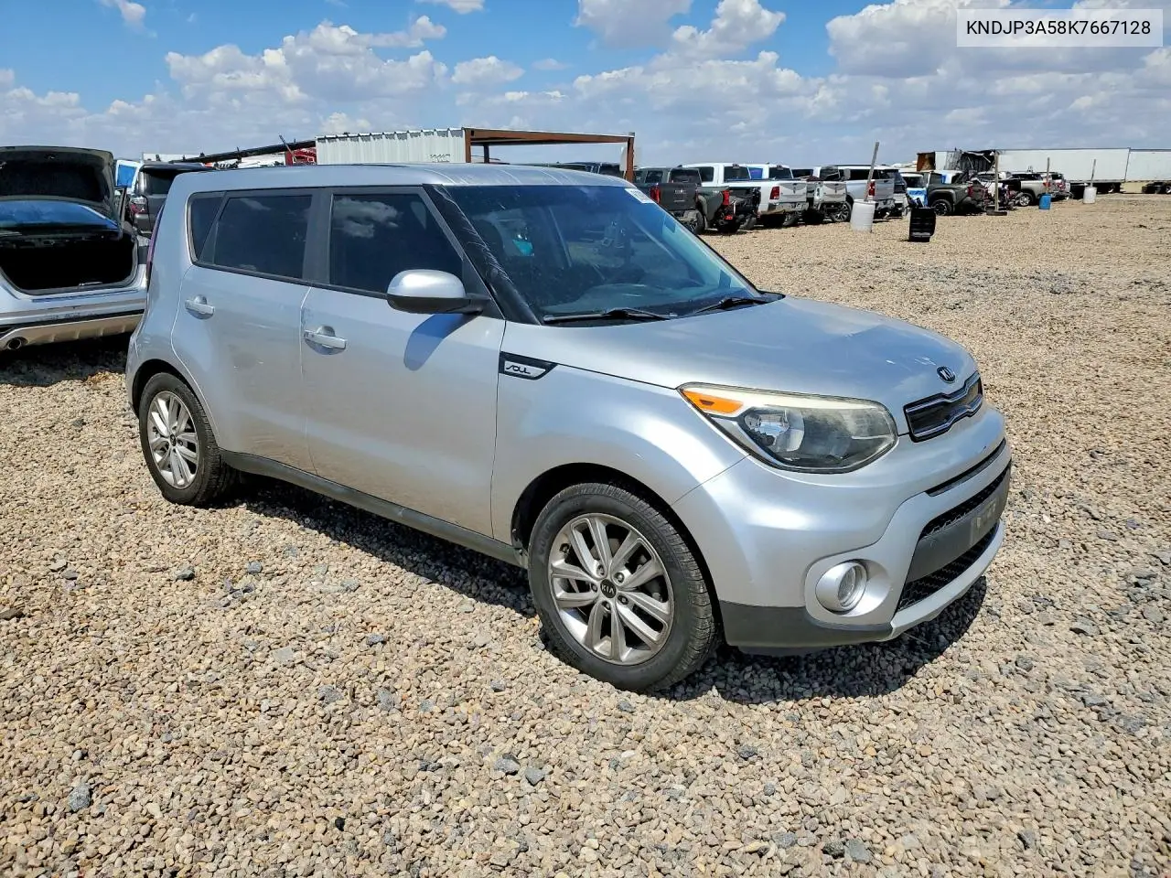 2019 Kia Soul + VIN: KNDJP3A58K7667128 Lot: 61893846