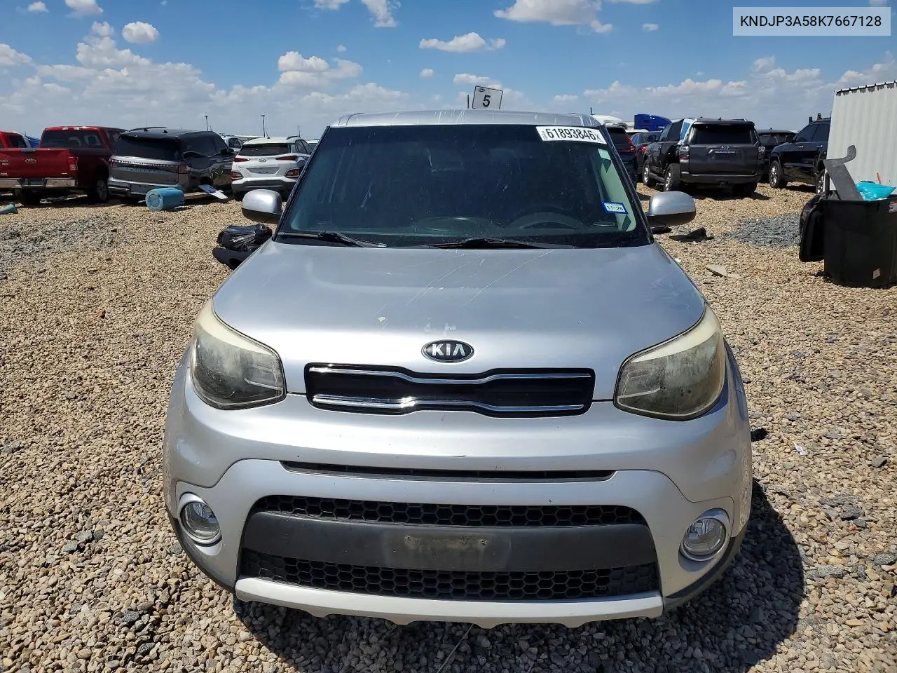 2019 Kia Soul + VIN: KNDJP3A58K7667128 Lot: 61893846