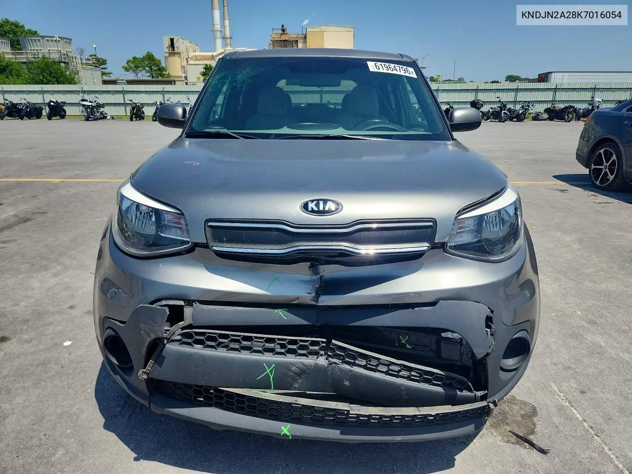 2019 Kia Soul Base VIN: KNDJN2A28K7016054 Lot: 61964796