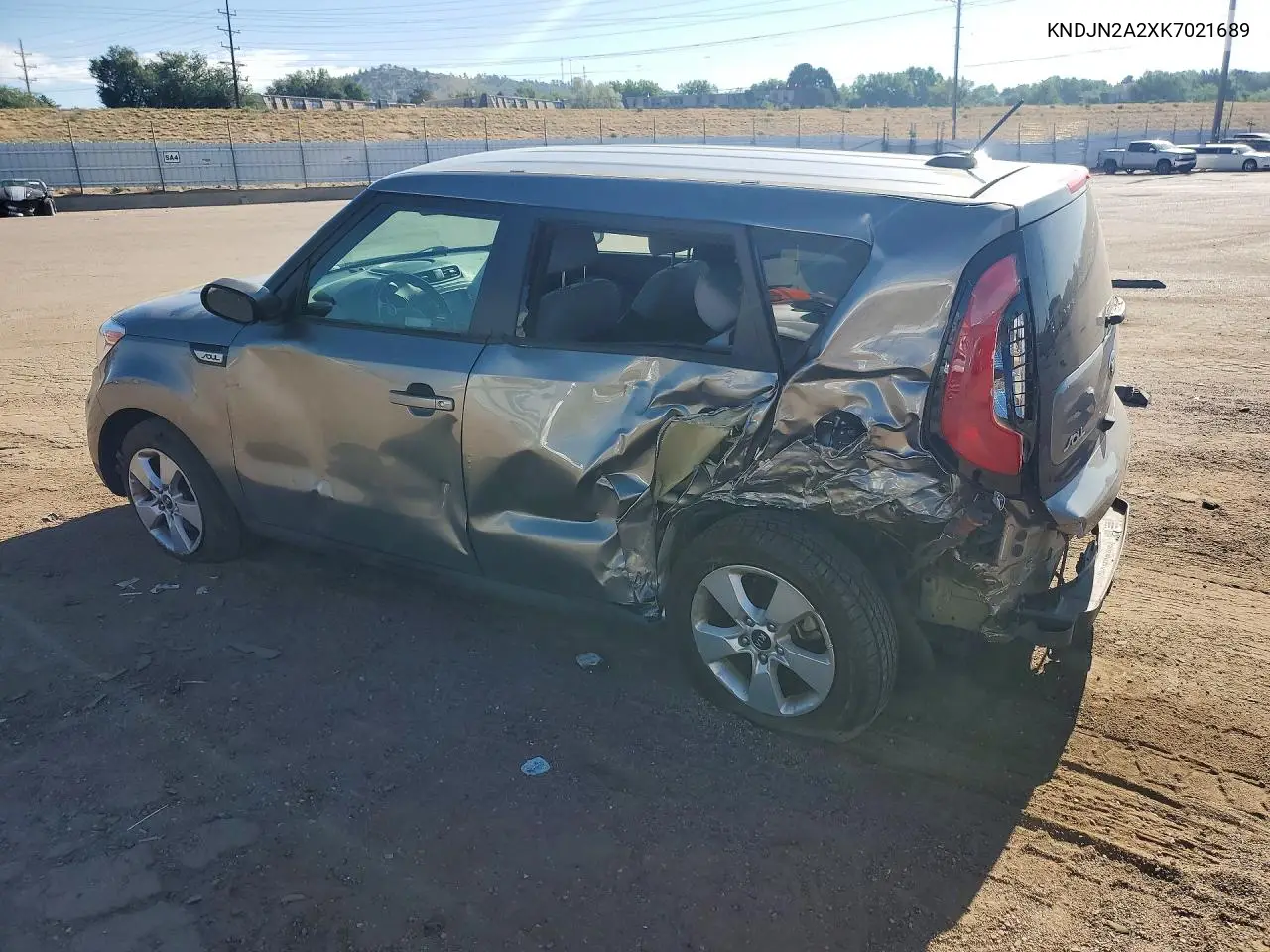 2019 Kia Soul Base VIN: KNDJN2A2XK7021689 Lot: 62261986