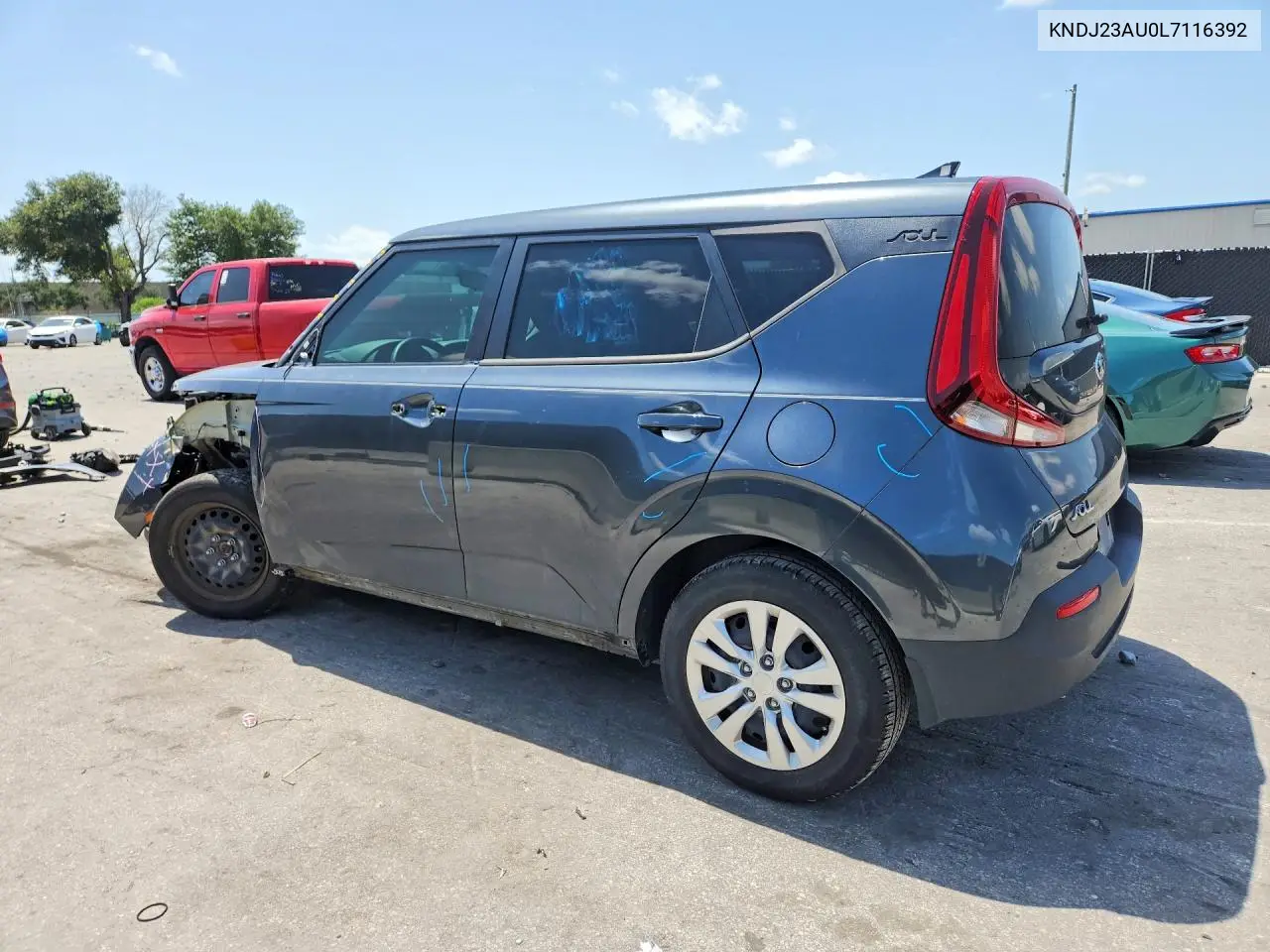 2020 Kia Soul Lx VIN: KNDJ23AU0L7116392 Lot: 61405576