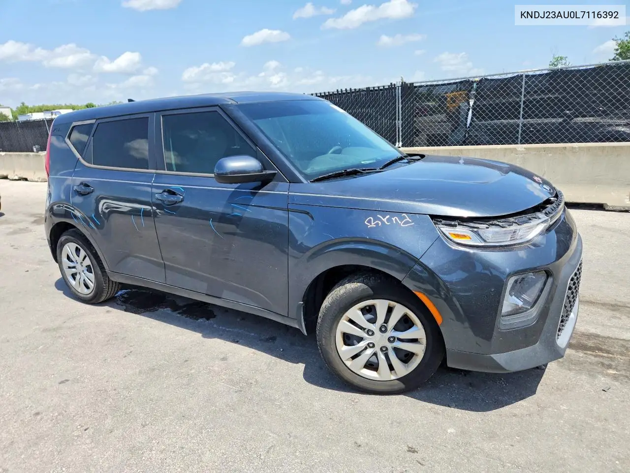 2020 Kia Soul Lx VIN: KNDJ23AU0L7116392 Lot: 61405576