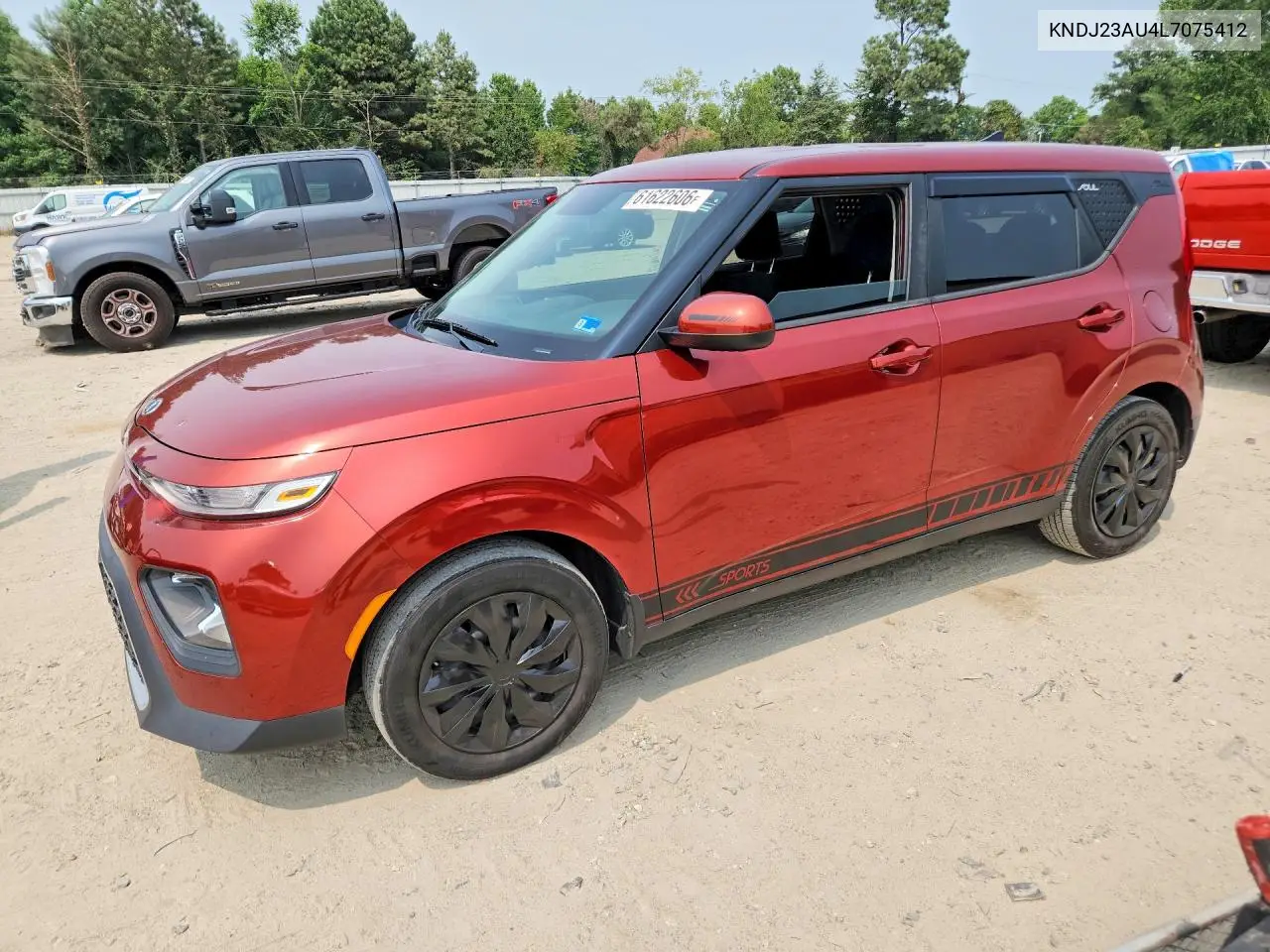 2020 Kia Soul Lx VIN: KNDJ23AU4L7075412 Lot: 61622606