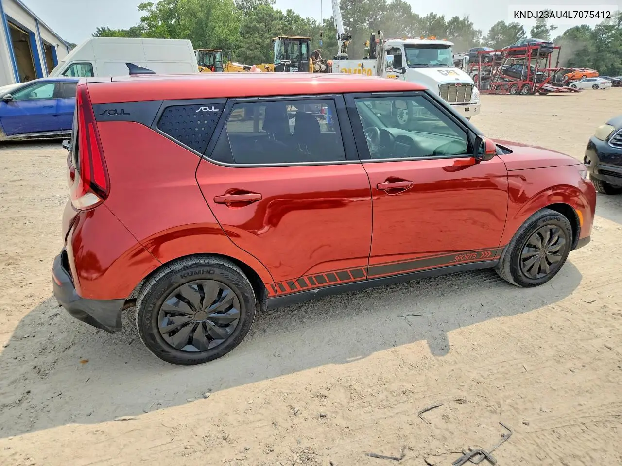 2020 Kia Soul Lx VIN: KNDJ23AU4L7075412 Lot: 61622606