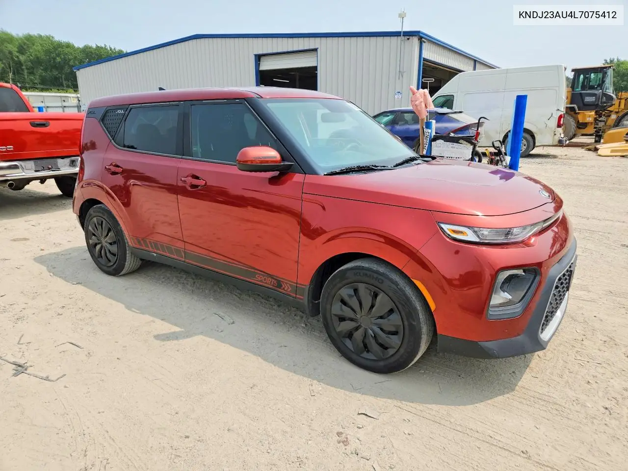 2020 Kia Soul Lx VIN: KNDJ23AU4L7075412 Lot: 61622606