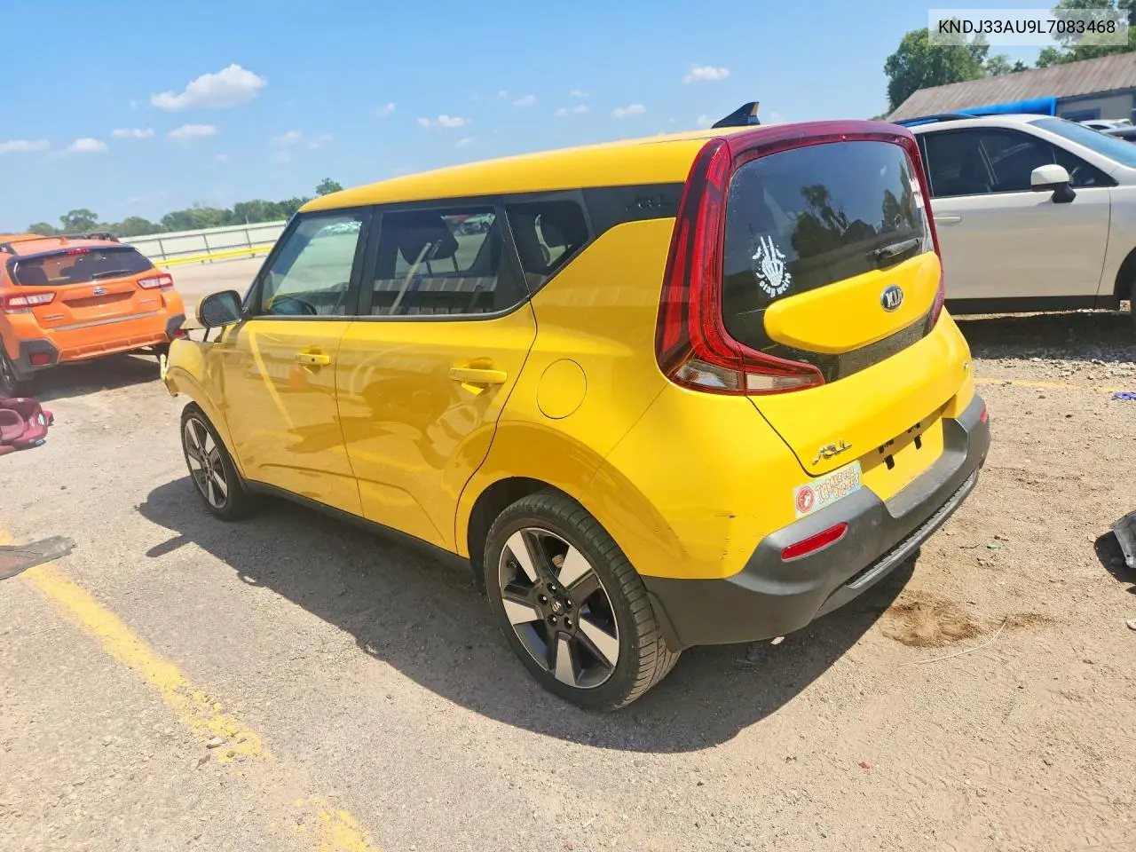 2020 Kia Soul Ex VIN: KNDJ33AU9L7083468 Lot: 61923336