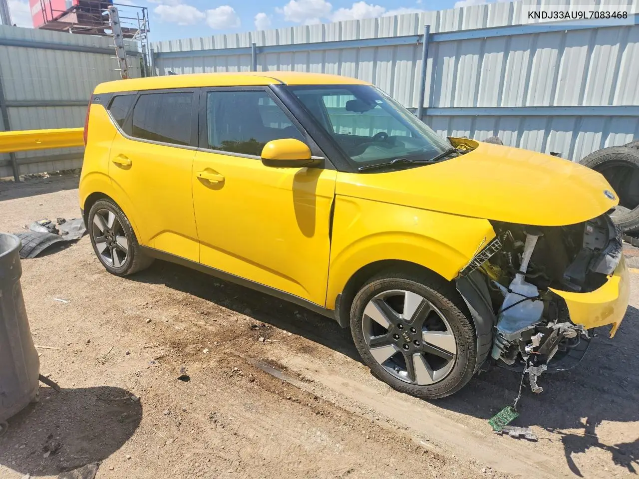 2020 Kia Soul Ex VIN: KNDJ33AU9L7083468 Lot: 61923336
