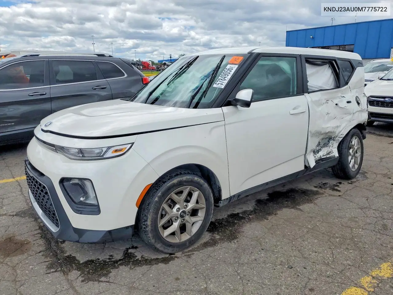2021 Kia Soul S VIN: KNDJ23AU0M7775722 Lot: 57849056