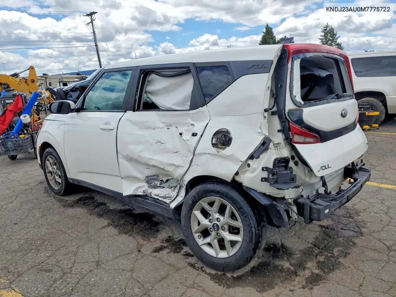 2021 Kia Soul S VIN: KNDJ23AU0M7775722 Lot: 57849056