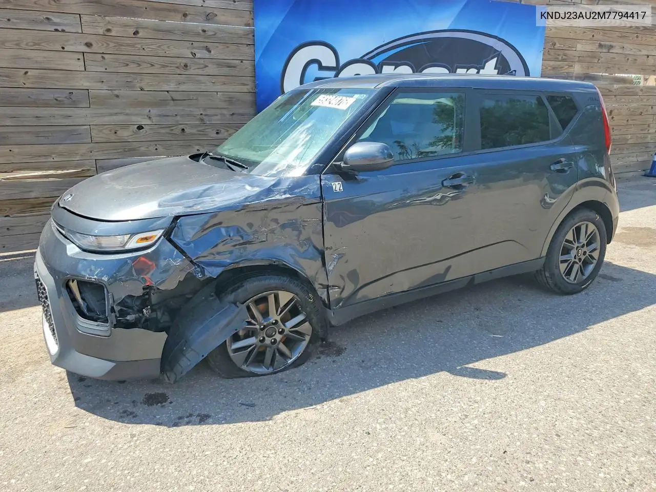 2021 Kia Soul S VIN: KNDJ23AU2M7794417 Lot: 59324876