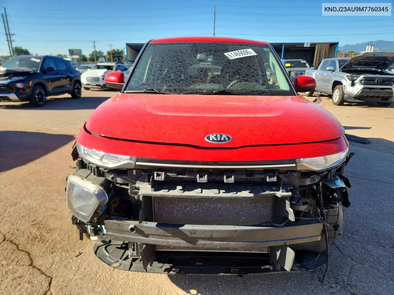 2021 Kia Soul Lx VIN: KNDJ23AU9M7760345 Lot: 61469006