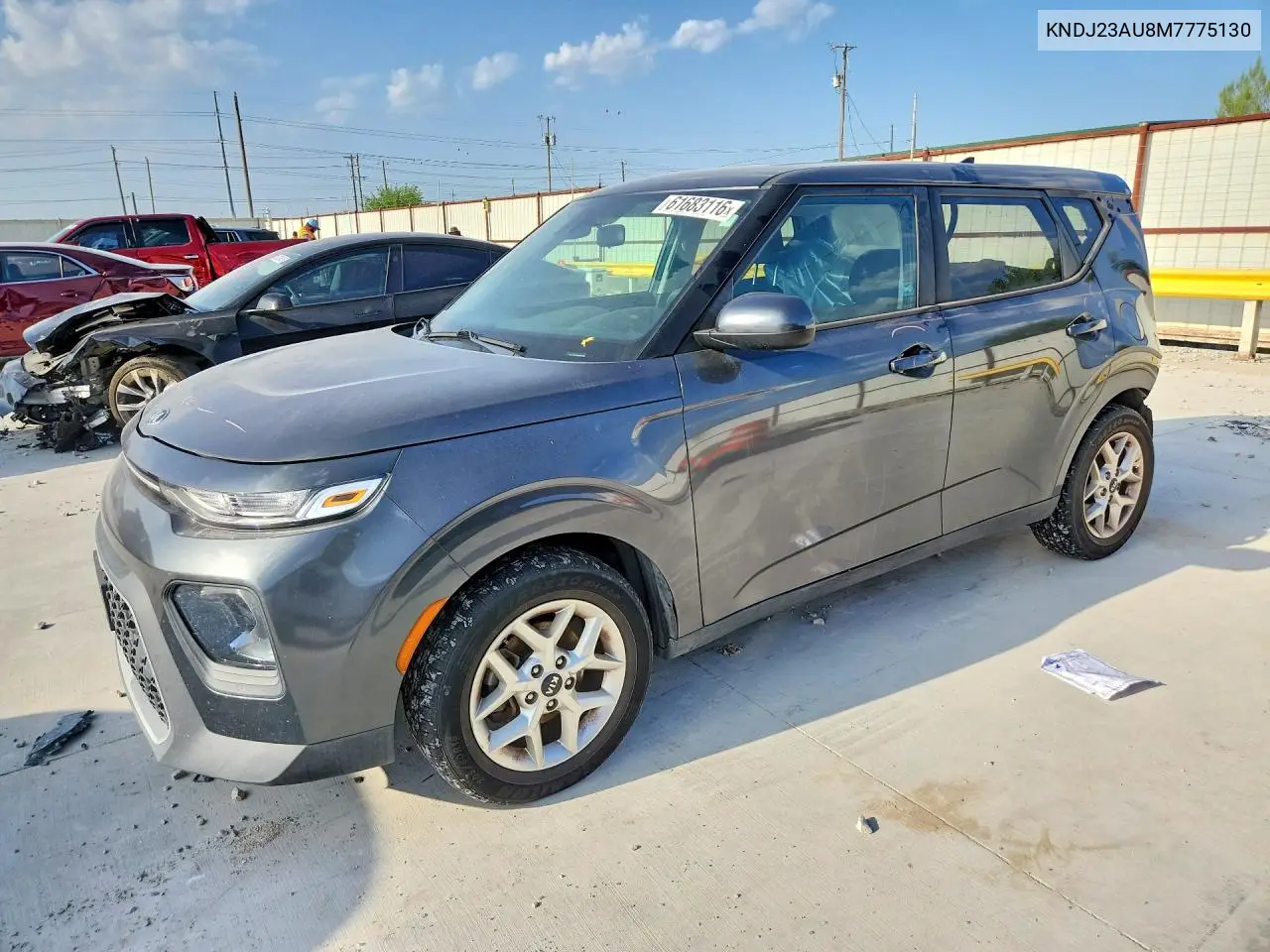 2021 Kia Soul S VIN: KNDJ23AU8M7775130 Lot: 61683116