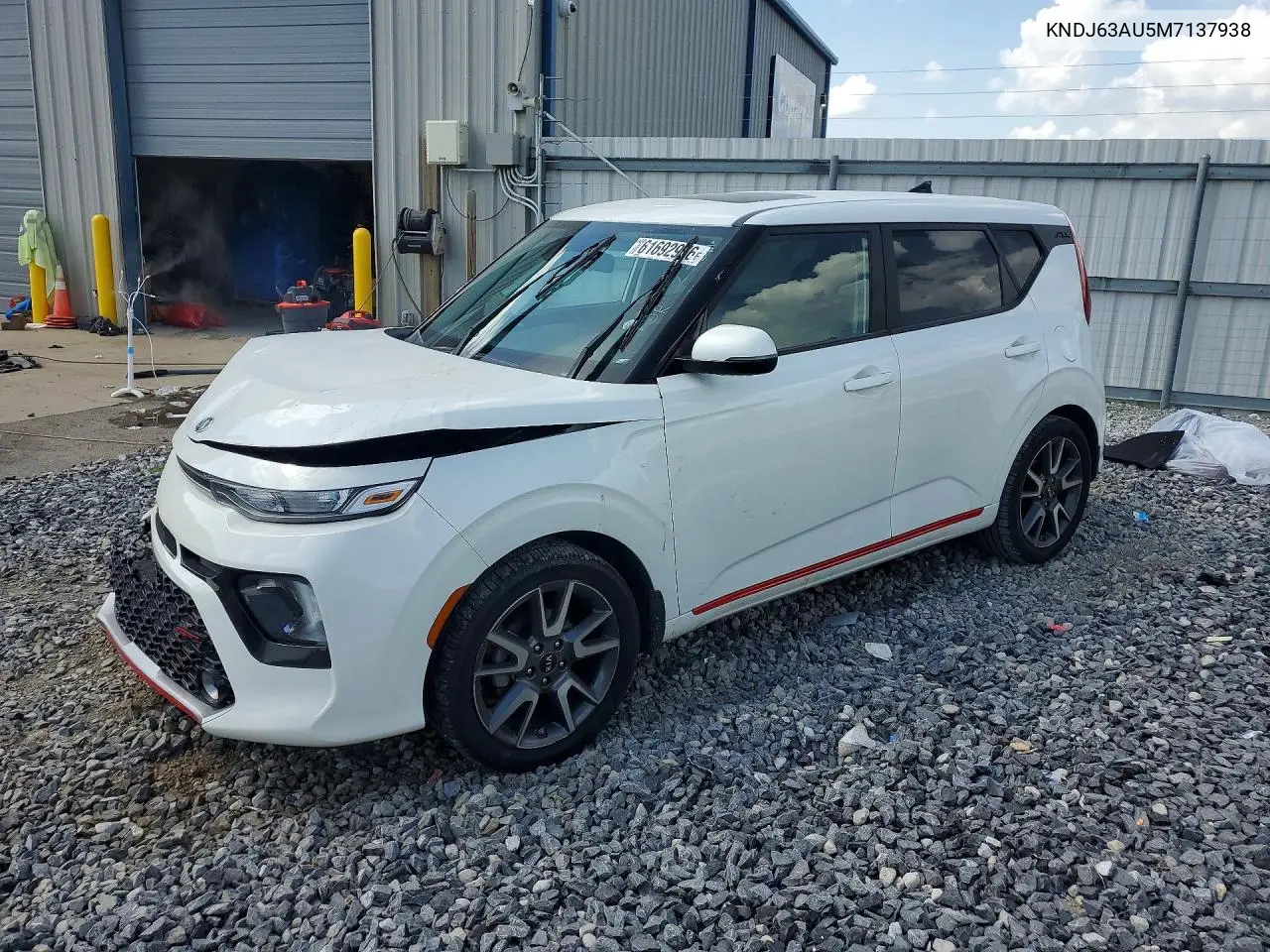 2021 Kia Soul Gt Line VIN: KNDJ63AU5M7137938 Lot: 61692976