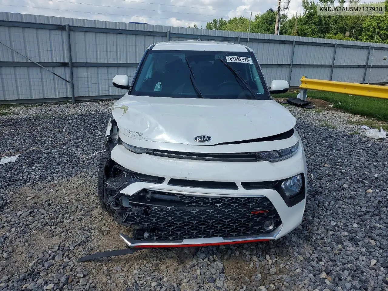 2021 Kia Soul Gt Line VIN: KNDJ63AU5M7137938 Lot: 61692976