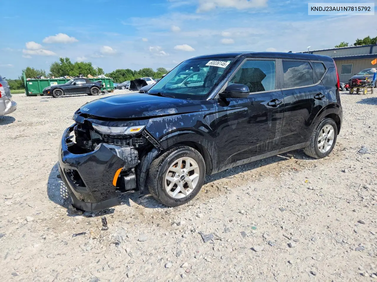 2022 Kia Soul Lx VIN: KNDJ23AU1N7815792 Lot: 60036146