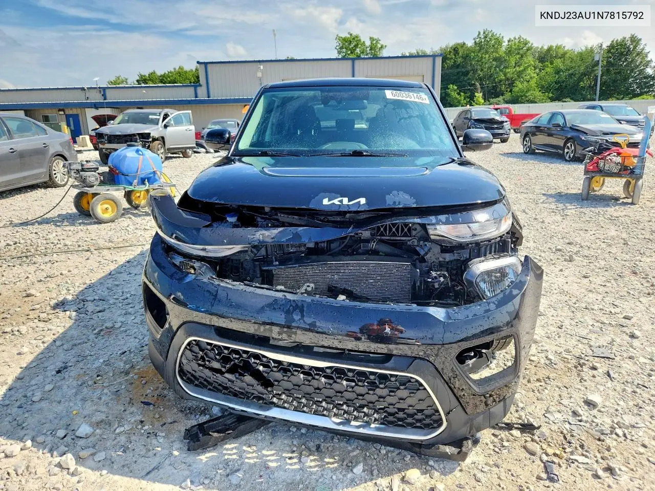 2022 Kia Soul Lx VIN: KNDJ23AU1N7815792 Lot: 60036146