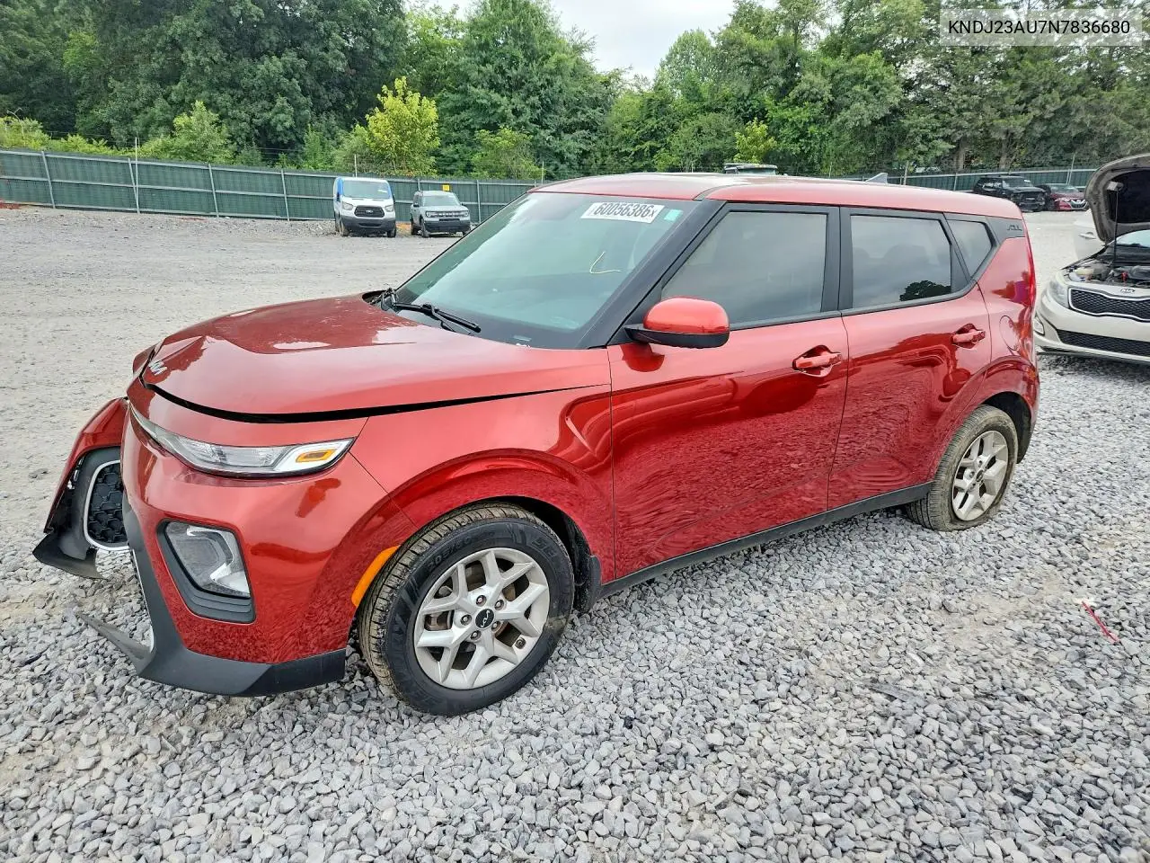 2022 Kia Soul Lx VIN: KNDJ23AU7N7836680 Lot: 60056386