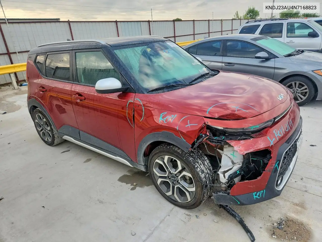 2022 Kia Soul X-Line VIN: KNDJ23AU4N7168823 Lot: 60605556
