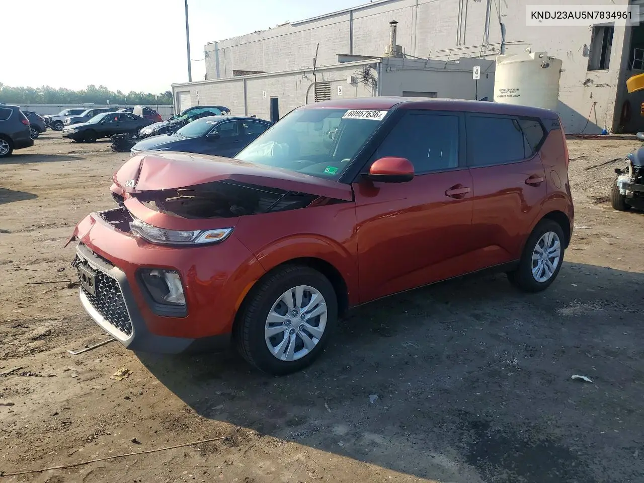2022 Kia Soul Lx VIN: KNDJ23AU5N7834961 Lot: 60957636