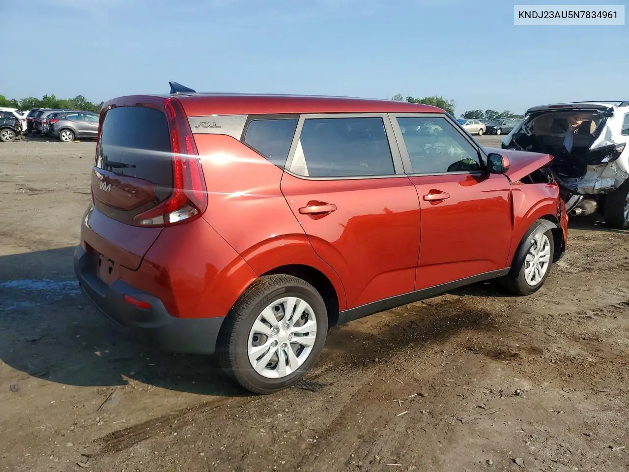 2022 Kia Soul Lx VIN: KNDJ23AU5N7834961 Lot: 60957636