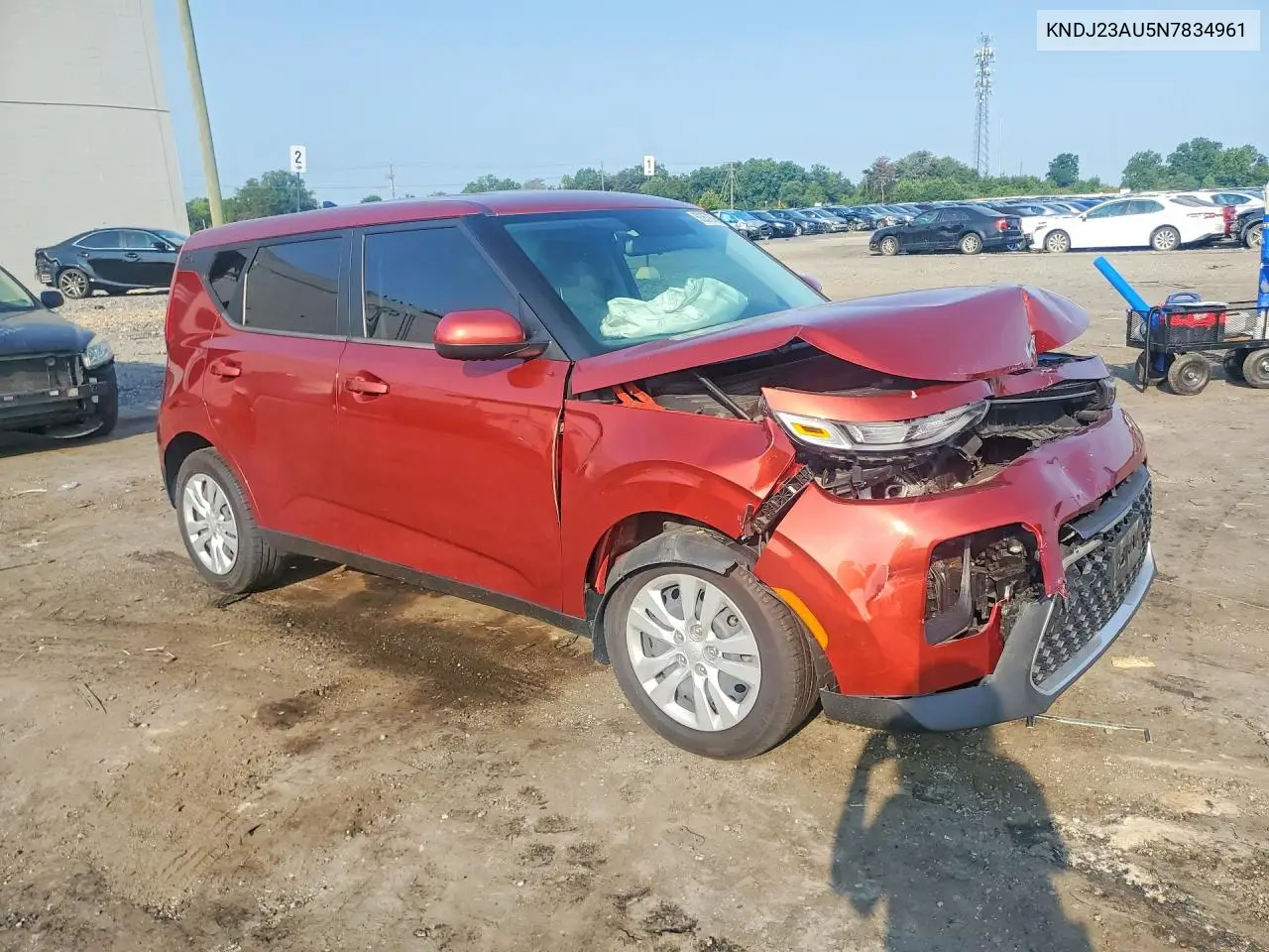 2022 Kia Soul Lx VIN: KNDJ23AU5N7834961 Lot: 60957636