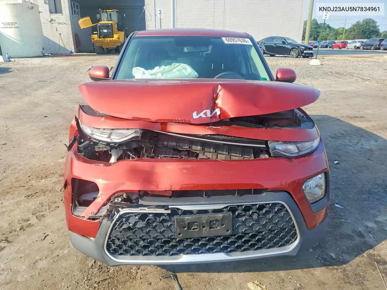 2022 Kia Soul Lx VIN: KNDJ23AU5N7834961 Lot: 60957636