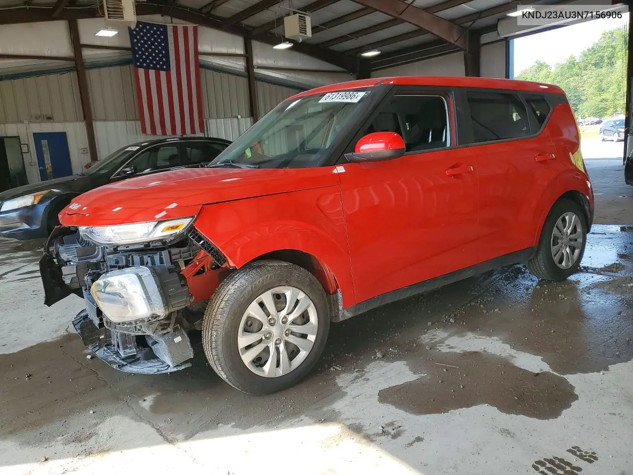 2022 Kia Soul Lx VIN: KNDJ23AU3N7156906 Lot: 61319986