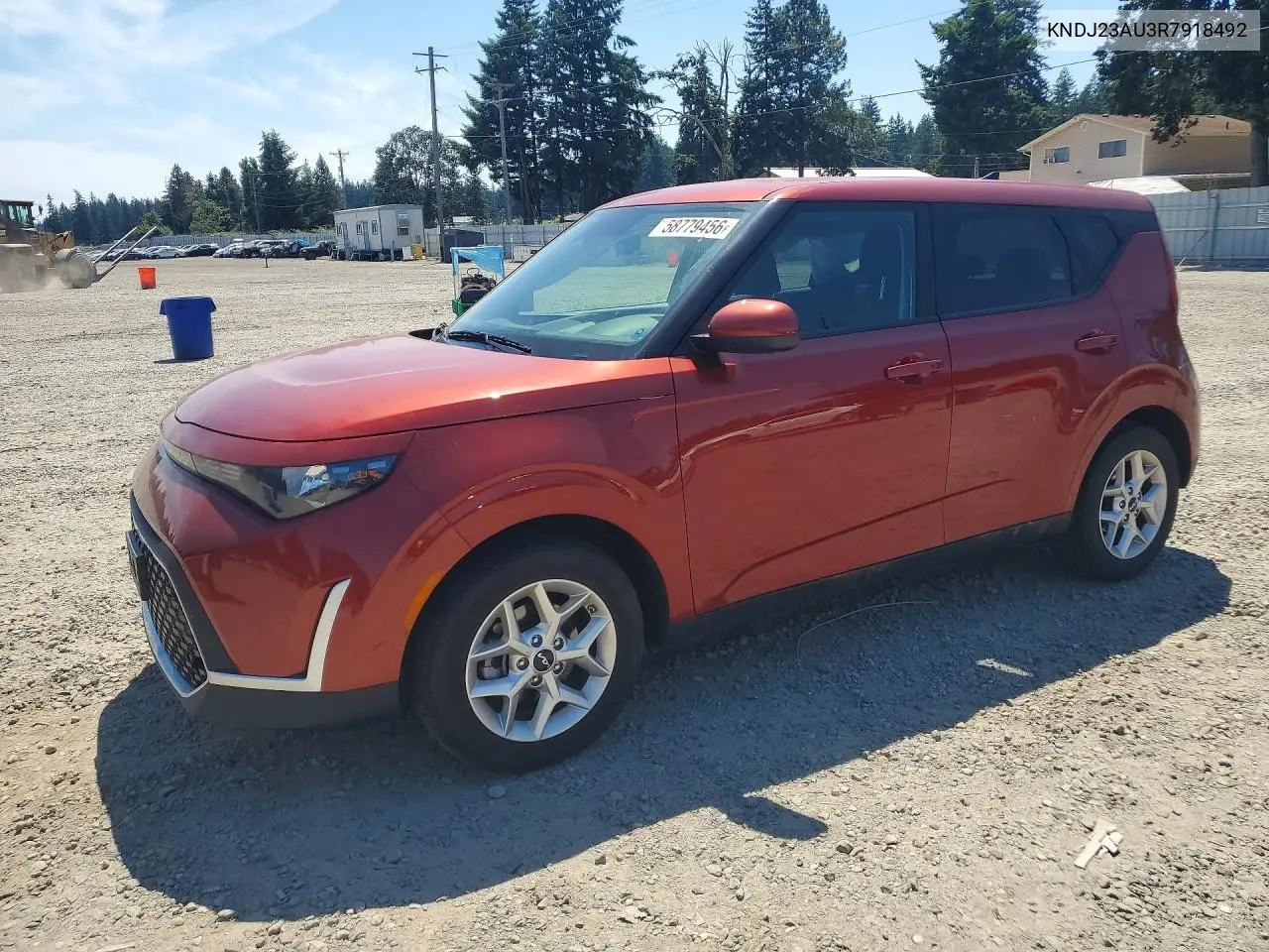 2024 Kia Soul S VIN: KNDJ23AU3R7918492 Lot: 58779456