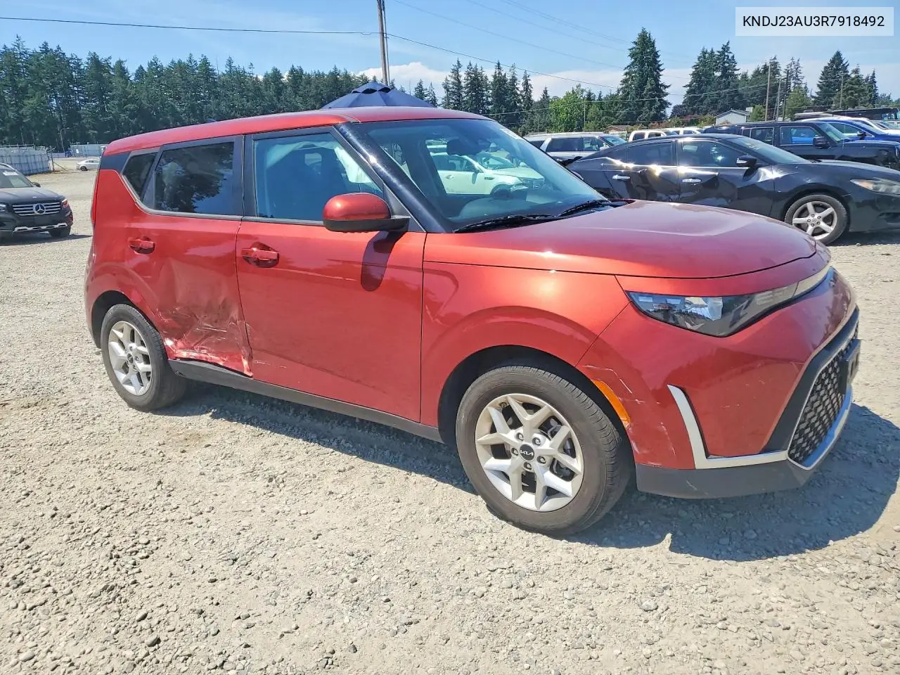 2024 Kia Soul S VIN: KNDJ23AU3R7918492 Lot: 58779456