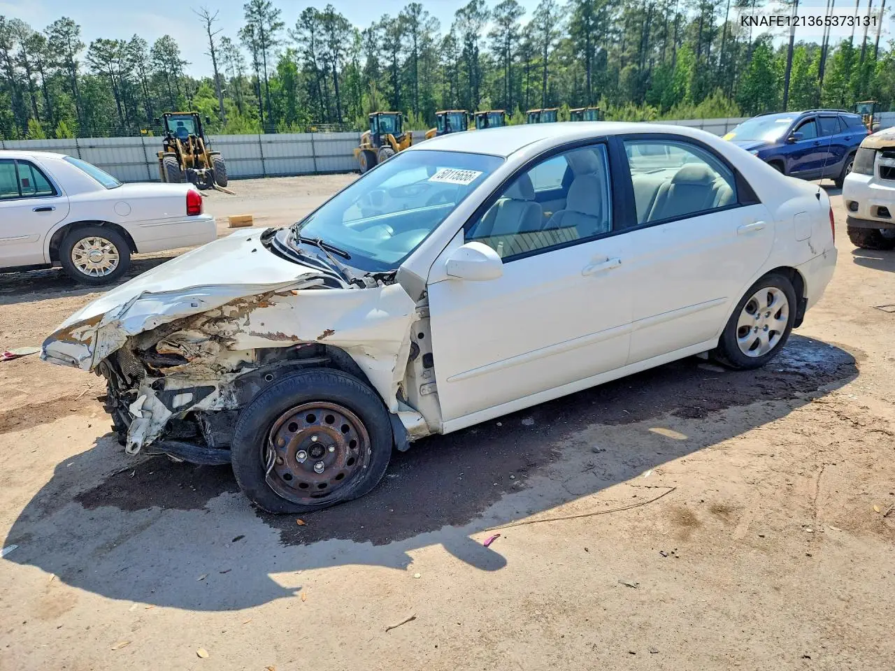 2006 Kia Spectra Ex VIN: KNAFE121365373131 Lot: 50115656