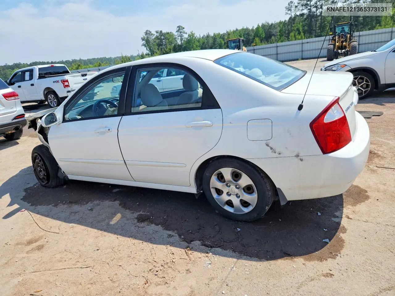 2006 Kia Spectra Ex VIN: KNAFE121365373131 Lot: 50115656