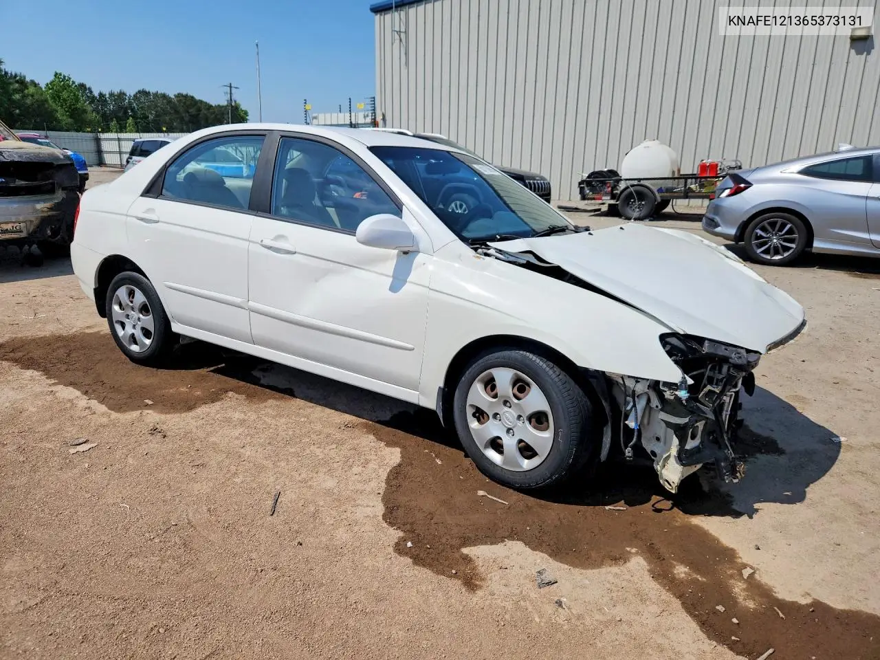 2006 Kia Spectra Ex VIN: KNAFE121365373131 Lot: 50115656