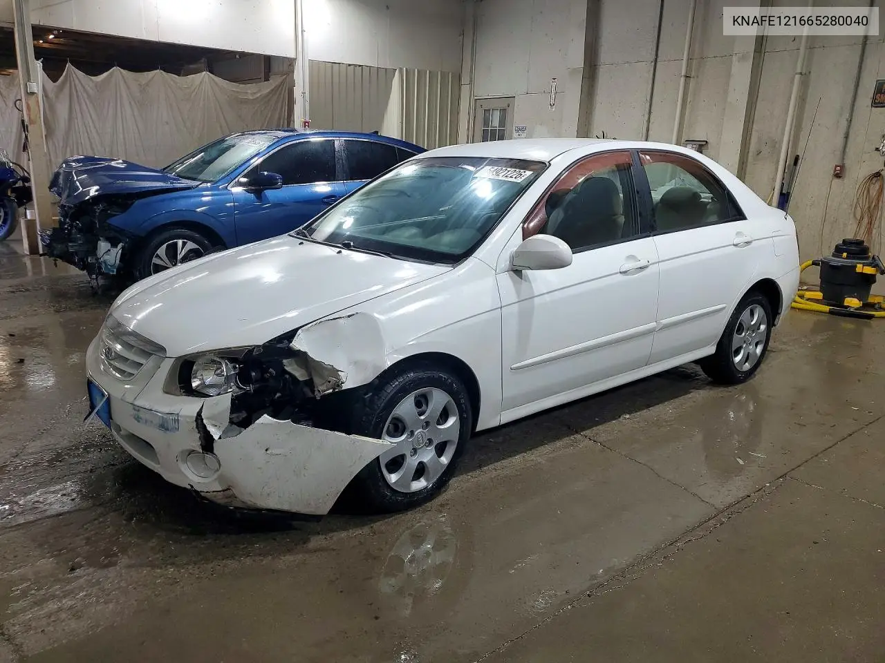 2006 Kia Spectra Ex VIN: KNAFE121665280040 Lot: 54921226