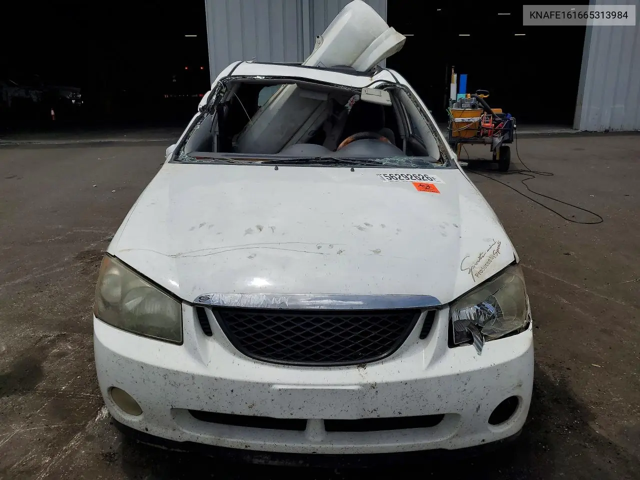 2006 Kia Spectra Spectra5 VIN: KNAFE161665313984 Lot: 56292626