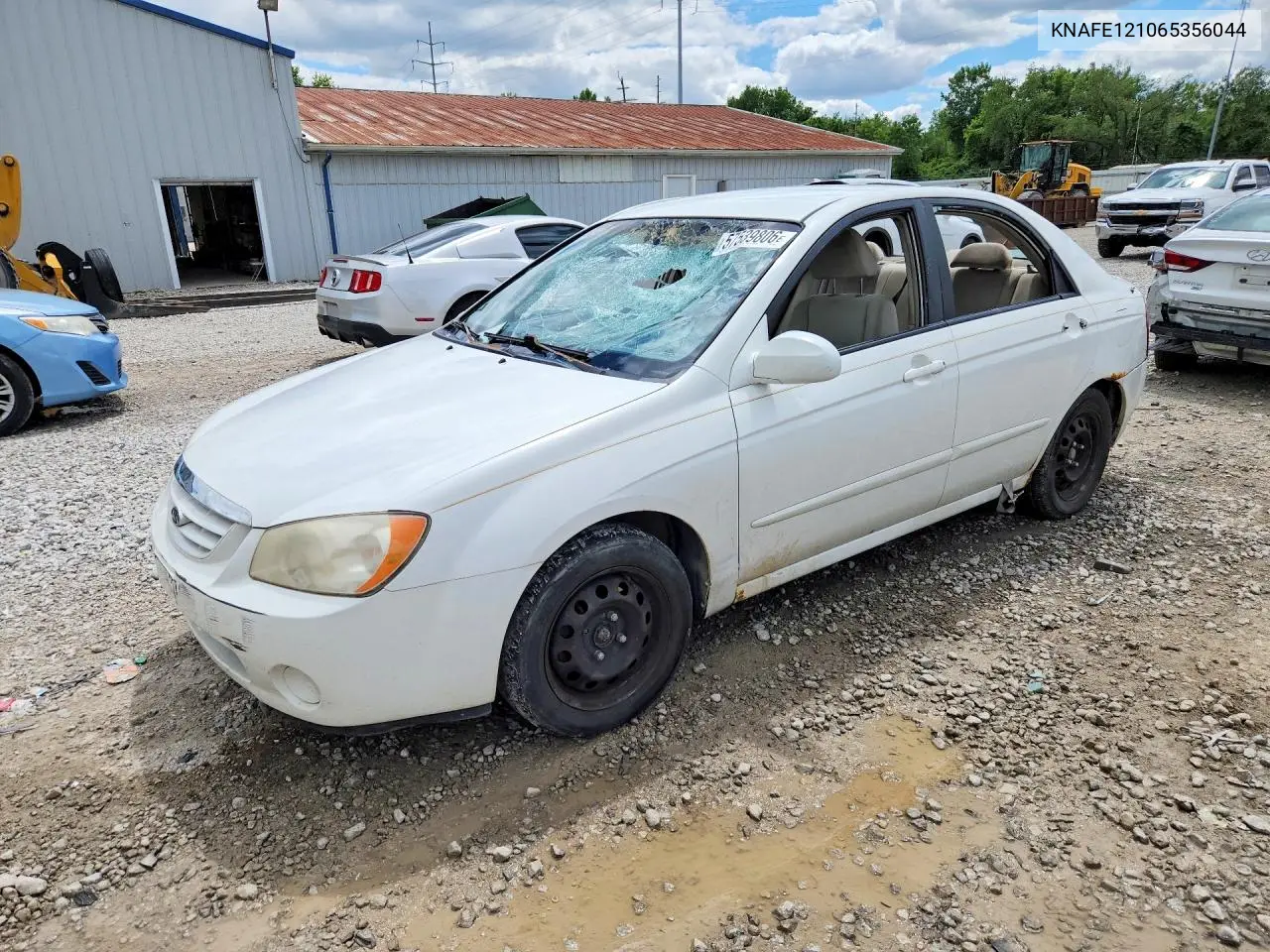 2006 Kia Spectra Ex VIN: KNAFE121065356044 Lot: 57539806
