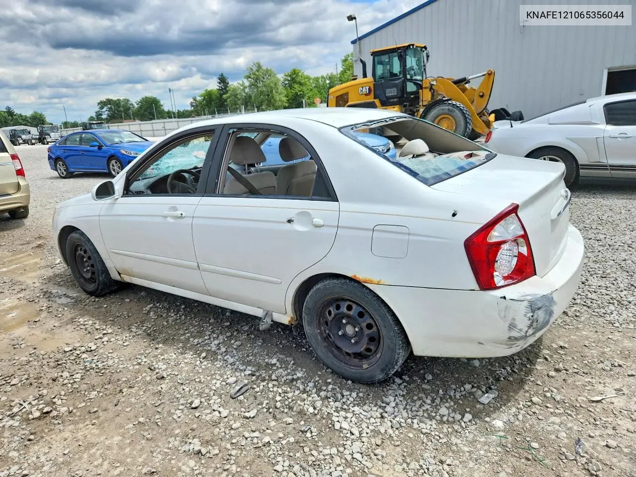 2006 Kia Spectra Ex VIN: KNAFE121065356044 Lot: 57539806