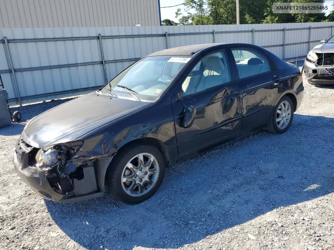 2006 Kia Spectra Ex VIN: KNAFE121865285465 Lot: 60470786