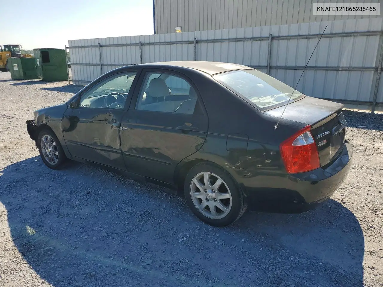 2006 Kia Spectra Ex VIN: KNAFE121865285465 Lot: 60470786