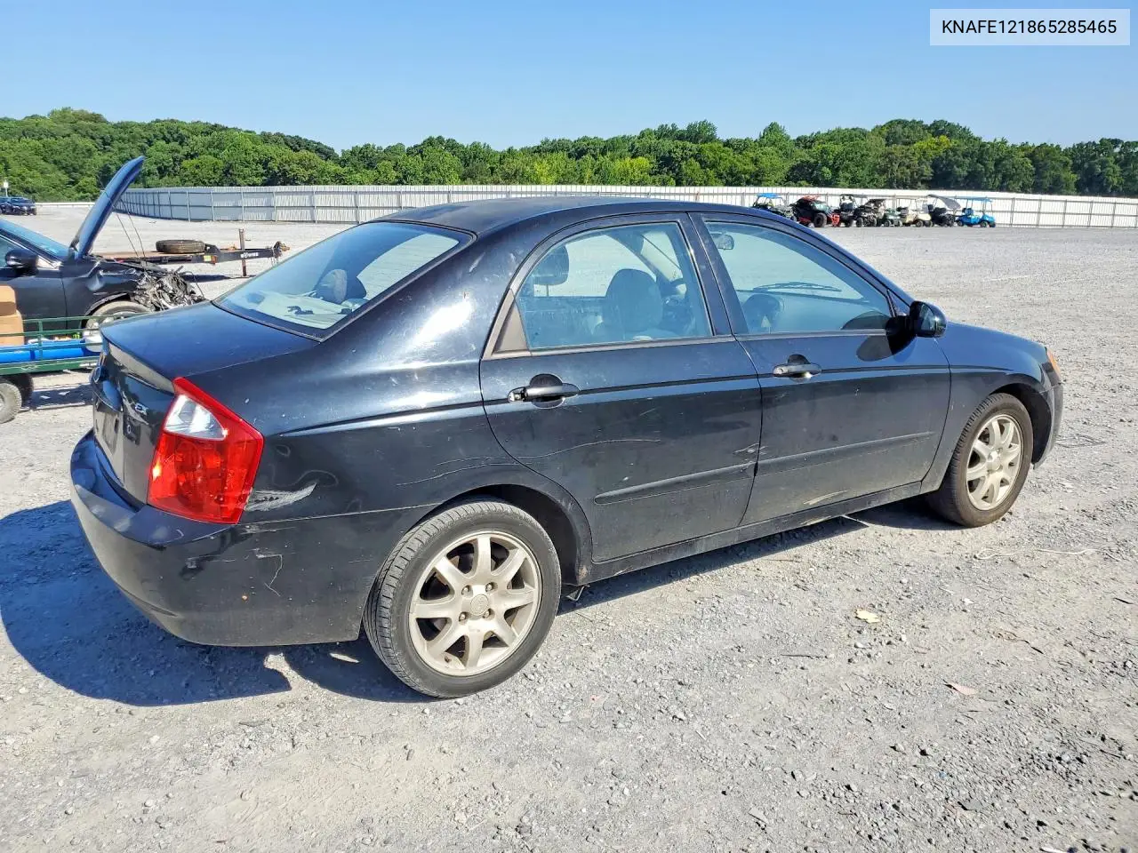 2006 Kia Spectra Ex VIN: KNAFE121865285465 Lot: 60470786