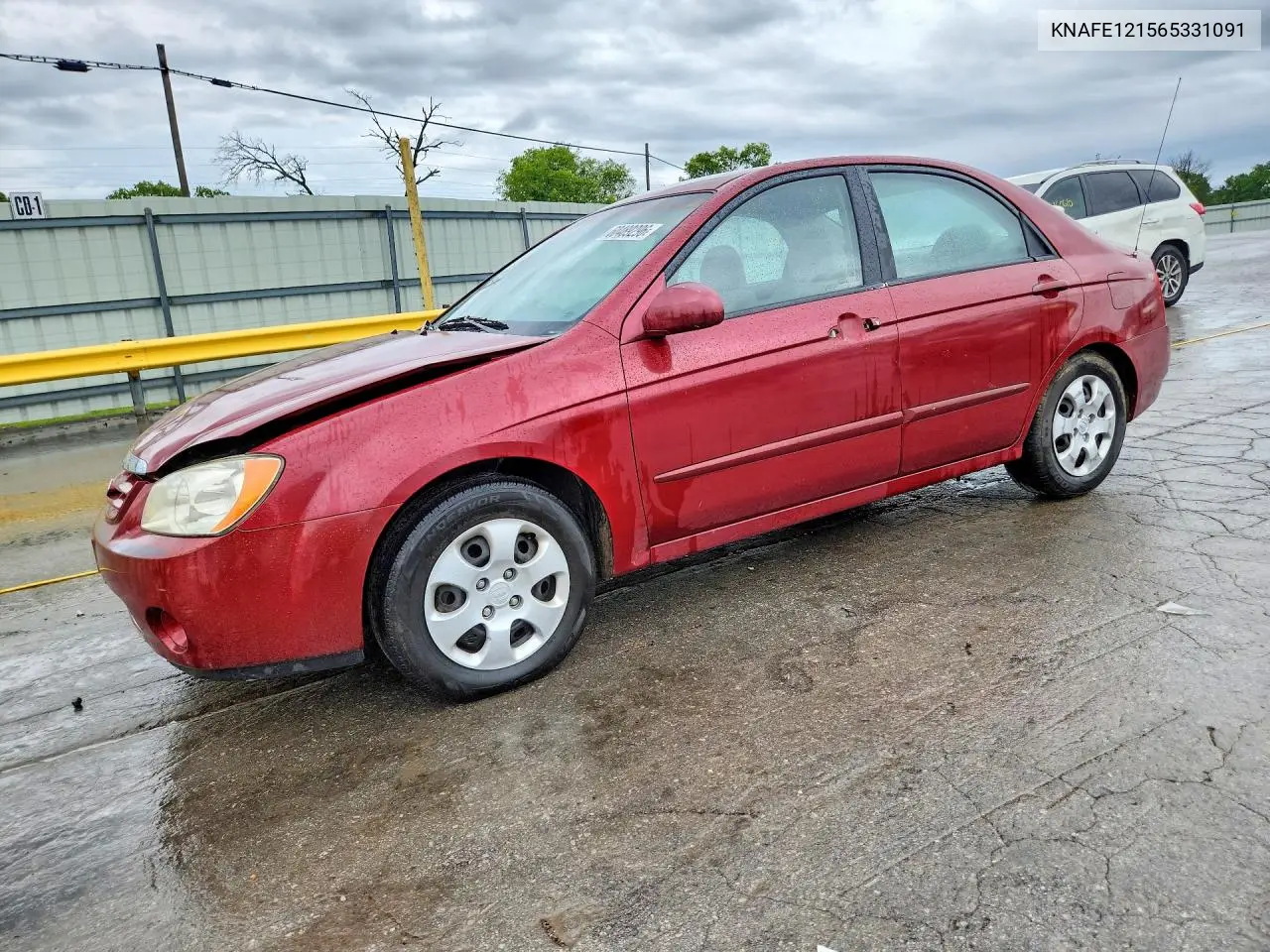 2006 Kia Spectra Lx VIN: KNAFE121565331091 Lot: 60489296