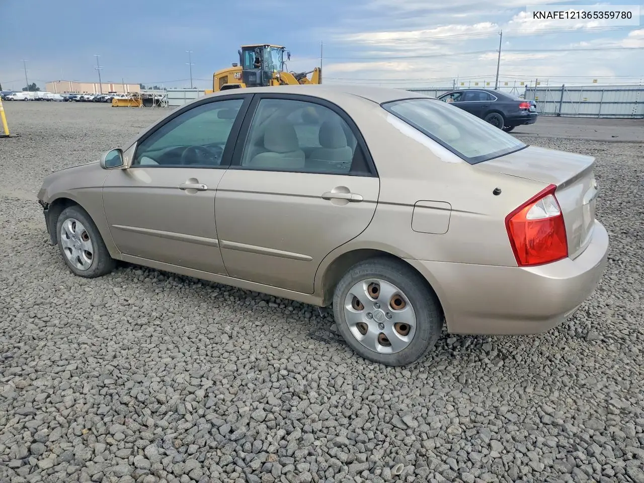 2006 Kia Spectra Ex VIN: KNAFE121365359780 Lot: 61427316