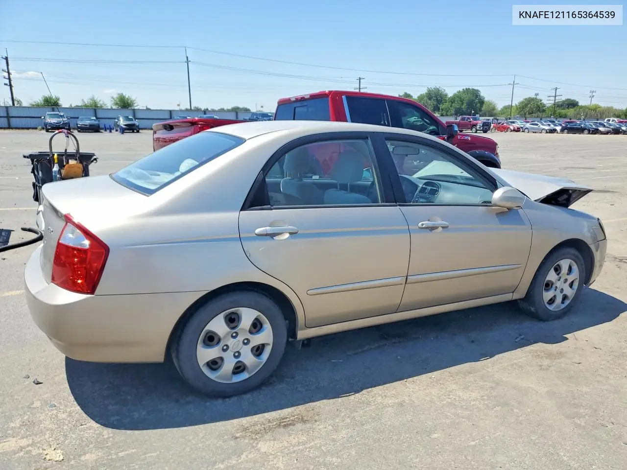 2006 Kia Spectra Ex VIN: KNAFE121165364539 Lot: 61677796