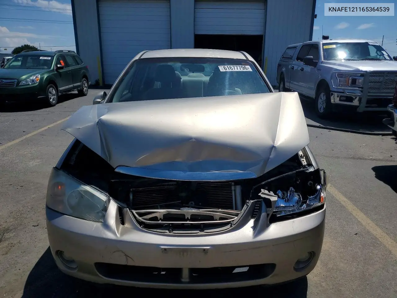 2006 Kia Spectra Ex VIN: KNAFE121165364539 Lot: 61677796