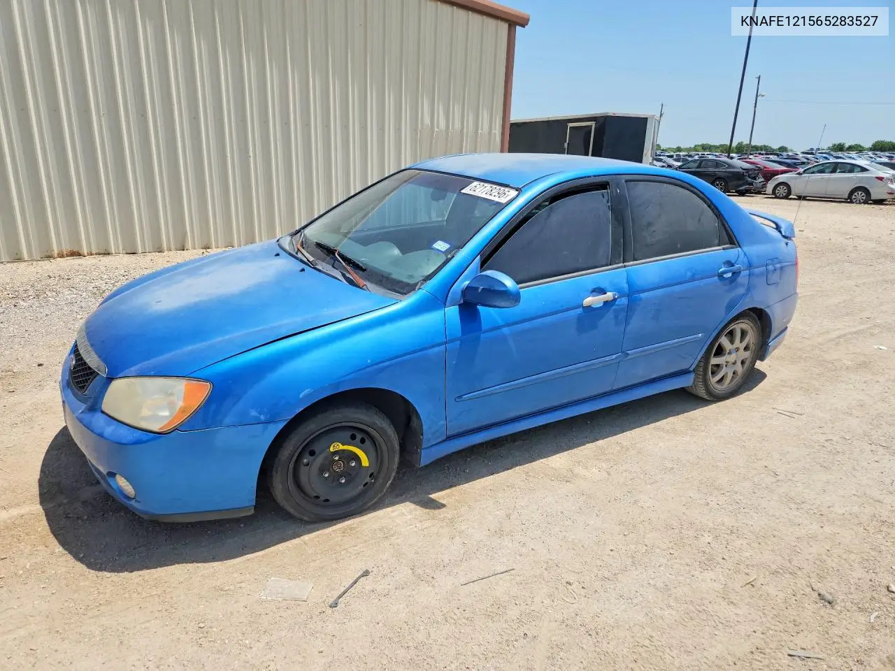 2006 Kia Spectra Ex VIN: KNAFE121565283527 Lot: 62178296