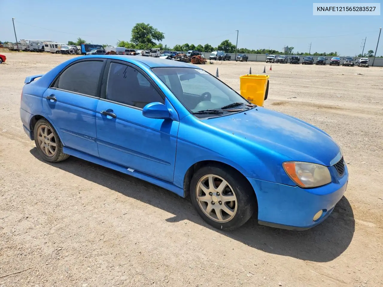 2006 Kia Spectra Ex VIN: KNAFE121565283527 Lot: 62178296