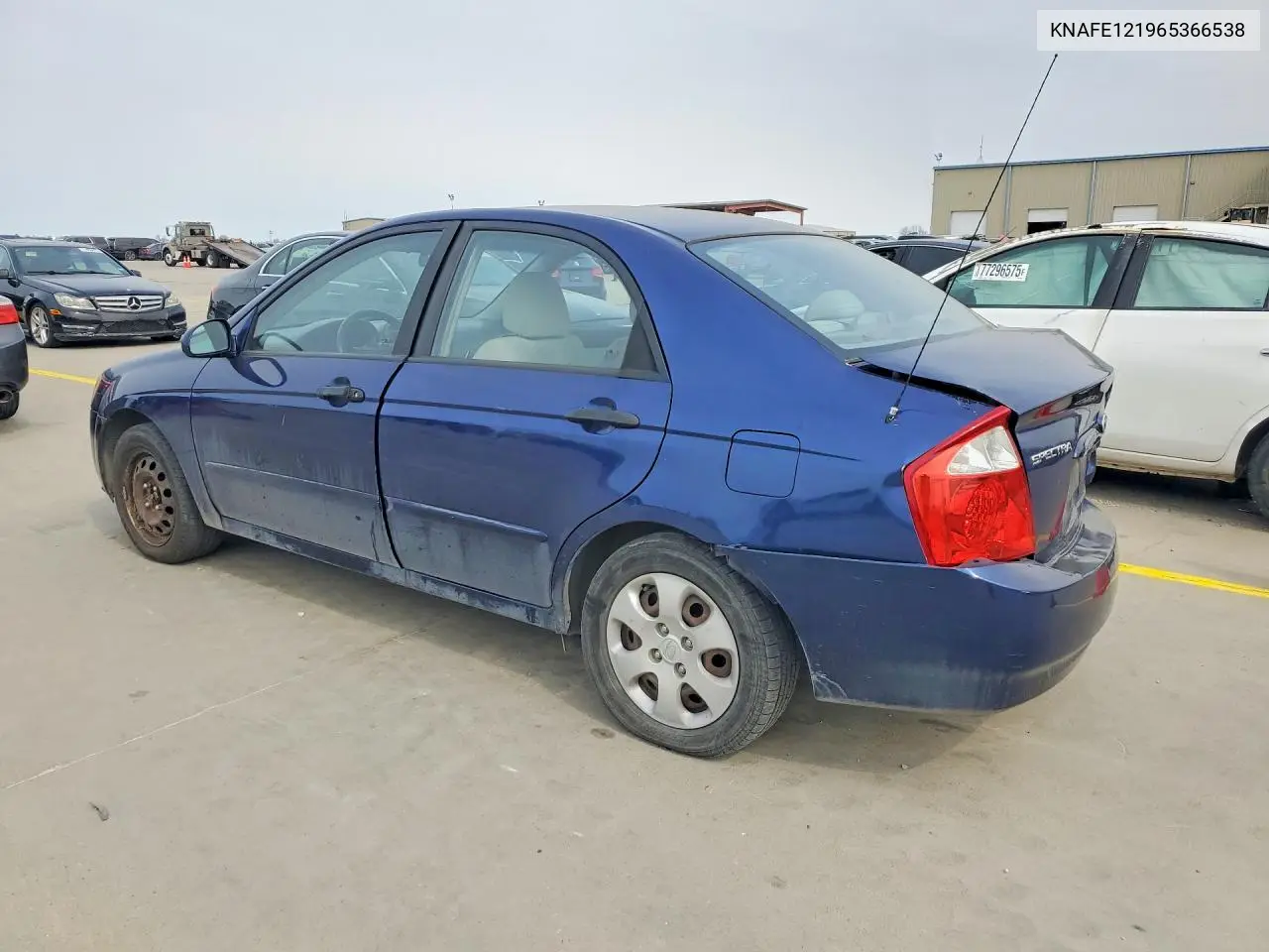 2006 Kia Spectra Lx VIN: KNAFE121965366538 Lot: 77349145