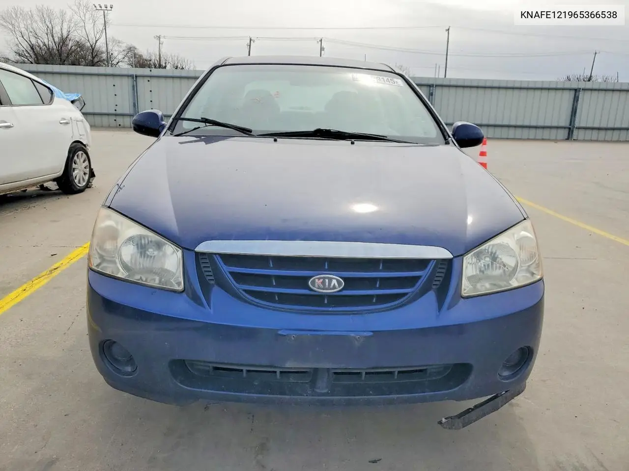 2006 Kia Spectra Lx VIN: KNAFE121965366538 Lot: 77349145